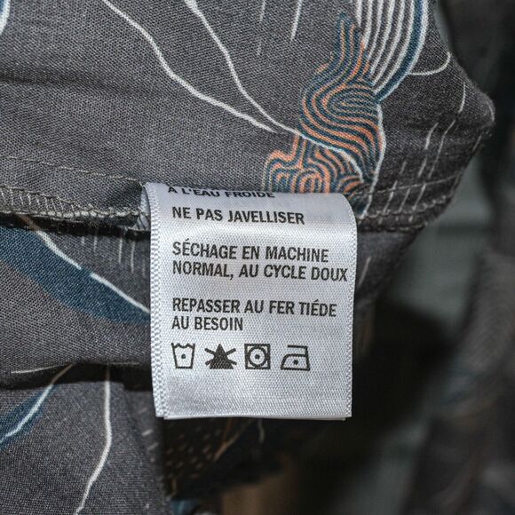 Western Aloha Men's Cowboy Snap button shirt Grey Print size XS - Picture 8 of 8